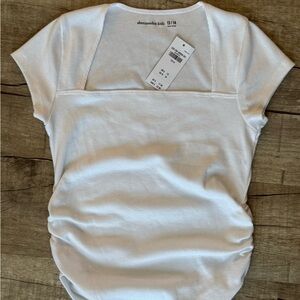 Abercrombie Kids Short Sleeve White Tee